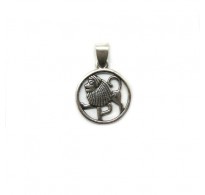 PE001389 Genuine sterling silver pendant charm solid hallmarked 925 zodiac sign Leo